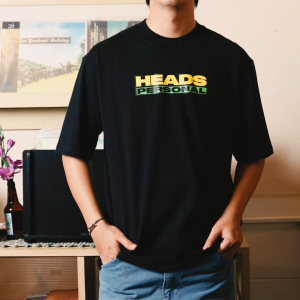 HEADS - Personal Tee Black | Kaos Graphic Lengan Pendek Pria/Wanita 20s