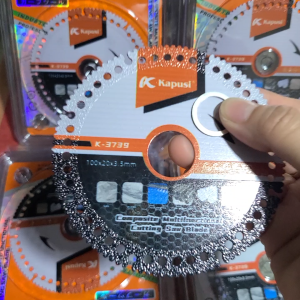 Đá cắt đa năng 100*20*3.5mm KAPUSI_Răng cưa_K3739 có tặng kèm long đền