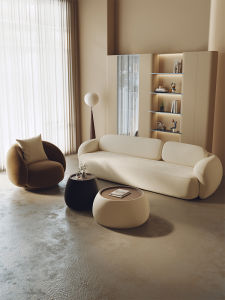 Luxurious Sofa Creative Designer Style for Office Reception Area Beauty Salon Waiting Room Soft Medium Density Sponge Filling