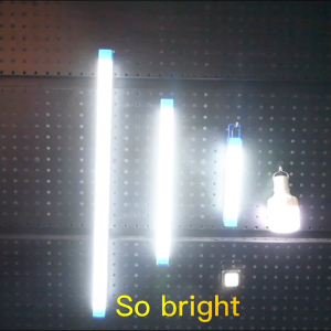 LED Tube Emergency Light Rechargeable Magnetic Suspension Camping Light Lamp USB Portable Long Strip Night Light for Outdoor Lighting 30W 60W 90W#DG001