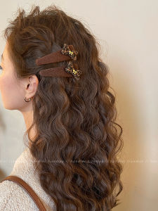 Womens Fashion Hair Clips Butterfly Knots Tweed Hair Accessories Bangs Side Clips BB Clips Premium Quality 2025 New Style