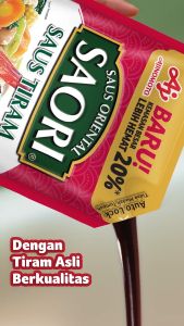 Bumbu Masak Instant Saori Ajinomoto 26 Ml Mentega Asam Manis Lada Hitam Teriyaki Tiiram