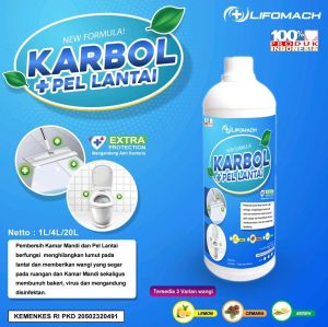 karbol plus pel lantai 1 liter lifomach