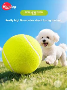 Extra Large Tennis Ball Dog Toy for Medium And Large Dogs Chew Proof Long Lasting Rubber Ball for Dogs to Play And Have Fun