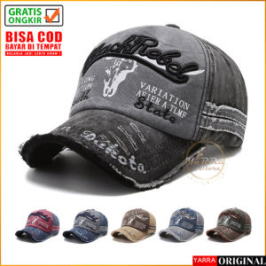 TOPI PRIA DISTRO KEREN BLACKREBEL BASEBALL CAP JEANS IMPORT POLOS BAHAN TEBAL HIGHQUALITY CASUAL TRG