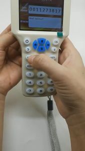 Handheld RFID Reader Writer 125Khz 13.56Mhz Programmer Card RFID Reader Writer ID IC RFID Card Copier Duplicator