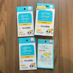 Miếng Dán Mụn Cho Mụn Mủ Dùng Ban Ngày Derma Anɡel Acne Patch Original For Day 3 / 6 / 12 Miếng