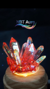 Tinh Thể Epoxy Ngọc Ruby Ánh Kim - Trang Trí Thủy Sinh - Tiểu Cảnh - Decor