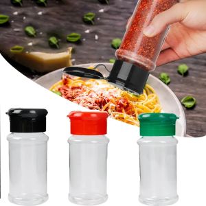 10Pcs Spice Jars Portable Seasoning Shaker Bottle Herbs Salt Pepper Container BBQ Kitchen Condiment Plastic Box