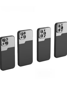 Ốp Lưng Điện Thoại Apple Chuyên Dụng 17mm Cho Ống Kính iPhone 11 12 13 14 15 Vỏ Bảo Vệ Kim Loại Đơn Sắc Thiết Kế Tối Giản