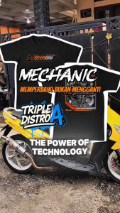 Kaos Lengan Panjang Bengkel Mekanik Muda Sedap by Triple A Distro