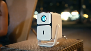 Wanbo New T2 Ultra Wanbo T2 Ultra Gimbal Projector Free 120° Angle 1080P Full HD Android 11.0 ASA 3.0 Technology Reflection Projector Home Office Classroom Projector Outdoor Netflix Theater Projector VMI