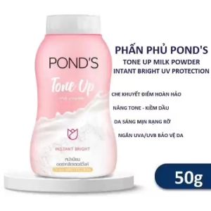 Phấn Phủ Pond Tone Up UV Protection 50g Nâng Tone Da Kiềm Dầu Đều Màu Da Chống Nắng Pond’s Perfect Radiance BB Skin MatchingTransclucent Powder 50G