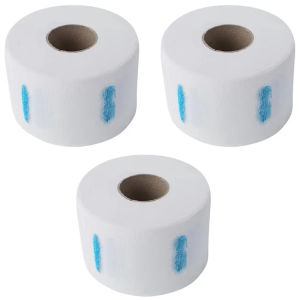 80 Miếng Giấy Cổ Áo Dùng Một Lần Có Thể Điều Chỉnh Màu Trắng Phụ Kiện Cắt Tóc Cho Tiệm Cắt Tóc Làm Tóc Giấy Cổ Áo Bằng Nhựa