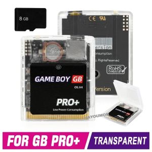 2026 For GB PRO+ Game Card For Gameboy Card OS.V4 2000 in 1 With 8GB TF Card Game Card For GB/GBC/GBA Game Console