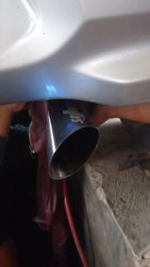 Savinta Knalpot Racing Mobil Manual Matic BMRv3 Stainless Suara Bass Empuk Adem Bulat