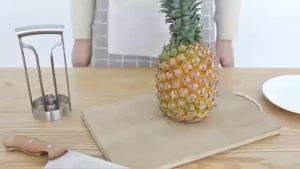 Pineapple Peeler Cutter Stainless Steel Ananas Meat Extractor Cut Corer Remover Machine Home Kitchen Knife Slicer Fruit Tools