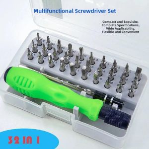 Multipurpose Triangular U-shaped Y-shaped Cross Star Hexagonal Magnetic Screwdriver Set 32pcs