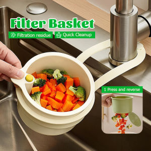 Detachable Sink Strainer Basket Creative Detachable Kitchen Garbage Filter Faucet Hanging Sink Drain Basket Fruit Clean Filter Rack