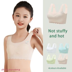 Kids Seamless Training Bra Teenage Underwear Puberty Kid Girl Student Sports Vest Wireless Bralette Vest Junior Girl Bra8-16 Years 兒童背心內衣 发育期 Sports Bra For 16 Years Old 16 Year Old Bikini - Lazada
