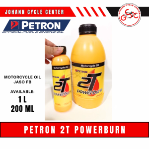 PETRON 2T POWERBURN MOTORCYCLE OIL 1 LITER / 200 ML