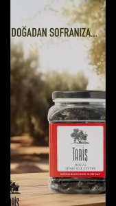 ทาริส แบลด โอลีฟ อินดราย์ ซอลด์ 330 กรัม Taris Black Olives in Dry Salt 330gr.