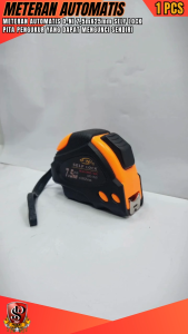 7.5M x 25mm Meteran O-NI Genggaman Karet Ergonomis Kuat / Meteran Tukang Bangunan Panjang 7.5 METER O-NI Pita Pengukur Otomatis Mengunci