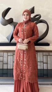 GAMIS LEBARAN 2025 / NAUFA DRESS / GAMIS TILE OUTER / GAMIS VIRAL KEKINIAN