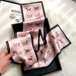 Silk Scarf Hairband Thin Summer Long Strip Bag Handle Womens Fashion Accessories Bohemian Print Multifunctional City Product