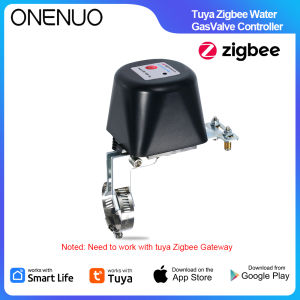 Tuya ZigBee Smart Wireless Control Gas Water Valve Smart Home Automation Control Valve for Gas Work with AlexaGoogle Assistant