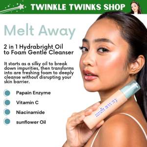 Barefaced Melt Away 2 in 1 Hydrabright Oil to Foam Gentle Cleanser