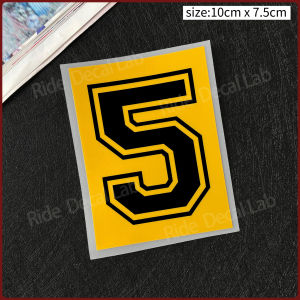 Number Stickers (0-9) DIY Number Decals for Motorcycle and Car Decoration Birthday and Phone Number Stickers