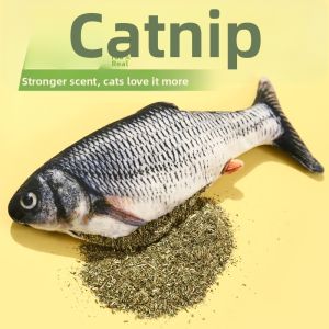 HOOPET | Catnip Fish Self-Entertaining Chewing Cat Toy