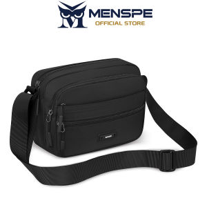 MENSPE กระเป๋าสะพายข้างผู้ชายกระเป๋าโทรศัพท์กระเป๋าธุรกิจกระเป๋าหิ้วกันน้ำแฟชั่นกระเป๋าสะพายไหล่กระเป๋าคาดตัวความจุขนาดใหญ่กระเป๋าลำลองน้ำหนักเบากระเป๋าถนนเล่นกีฬา