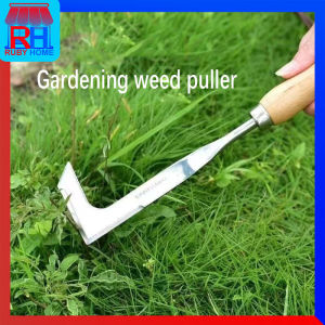 Crack Weeder Crevice Weeding Tool Stainless Steel Manual Weeder Beech Handle Lawn Yard Gardening Tool
