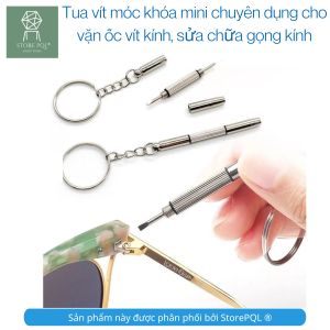 Tua vít móc khóa mini chuyên dụng cho vặn ốc vít kính sửa chữa gọng kính