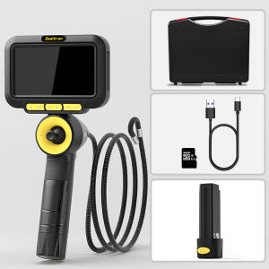 Cần Điều Khiển Nội Soi Khớp Nối 4 Chiều Với Màn Hình IPS 5 Inch 360 Độ °   Khe Cắm Thẻ TF Xoay 62MM Dành Cho Máy Nội Soi Dây Mềm Kiểm Tra Ô Tô - Không Bao Gồm Pin