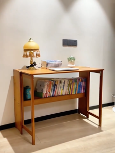 Foldable storage table small household study table folding desk office desk