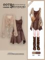 Váy Ngắn Artemis Bohemian Wildland Phong Cách Áo Vest Nữ Du Lịch Kombinat Váy Mùa Hè Chất Liệu Polyester Và Polyurethane. 