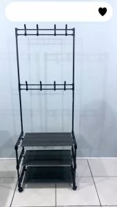 PLUTO STAND HANGER/ RAK SINGLE 3 LAYER/ RAK RODA/RAK GANTUNGAN RODA/ RAK SERBAGUNA SHENAR