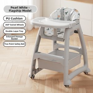 Beige | Multifunctional Childrens Dining Chair