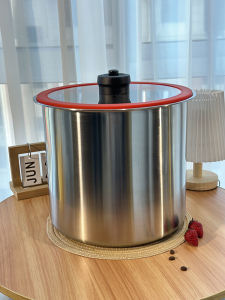 Household Rice Bucket 18/10 Stainless Steel Multi-Purpose Sealed Storage Tank Moisture-Proof Insect-Proof Cereals Storage Storage Tank