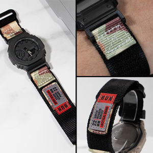 Nylon Strap For Casioak Watch DW5600 6900 8900 GA-110/100/120 GD-100 110 Sports Loop Bracelet Replacement Wristband Accessories