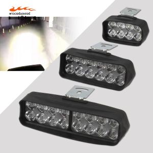 Universal รถจักรยานยนต์ด้านหน้า Spotlight 8/12/16 ลูกปัด LED ไฟหน้า Super Bright โคมไฟ Motocross รถจักรยานยนต์การปรับเปลี่ยนชิ้นส่วน