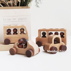 Other | Wooden Montessori Educational Toy Car