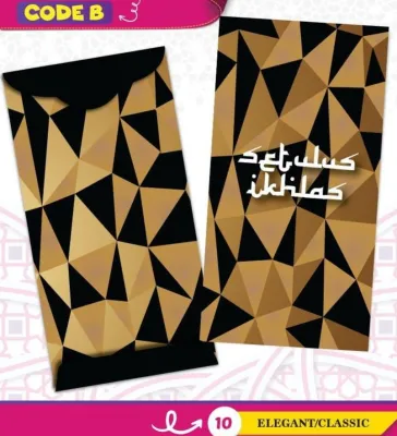[ SAMPUL RAYA 10PCS l ] SAMPUL DUIT RAYA EXCLUSIVE CLASSIC DESIGN
