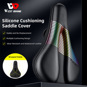 Tây Đi Xe Đạp Chống Nước Cho Xe Đạp Bọc Yên Xe Chất Liệu Da PU Yên Đi Bìa GEL Silicone Lỏng Chống Trượt MTB Xe Đạp Đường Trường Bọc Gối