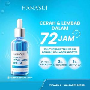[BPOM] HANASUI Serum Whitening Gold / Vitamin C + Collagen / Anti Acne 20ml 100% ORIGINAL