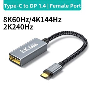Dorewin | 4K 144Hz 2K 240Hz Support Type-C to DP Adapter Single Direction 8K