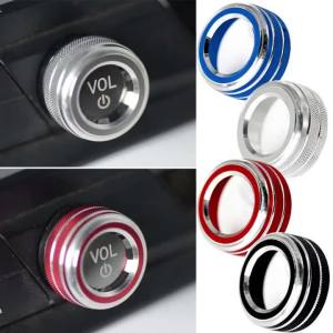 Miếng Dán Trang Trí Núm Điều Khiển Âm Lượng Bảng Điều Khiển Trung Tâm Xe BMW Dành Cho Các Dòng Xe 3 4 8 Series X3 X4 X5 X6 X7 Z4 G20 G22 G14 G15 G05 G06 G07 G29 Chất Liệu Kim Loại